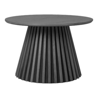 Osaka Couchtisch – Couchtisch, Eichenfurnier, schwarz ø70x45 cm