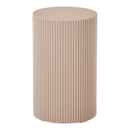 Farense Beistelltisch – Beistelltisch, grau/beige ø30x50 cm