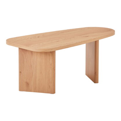 Melo Couchtisch - Couchtisch, Natur 50x100x41 cm
