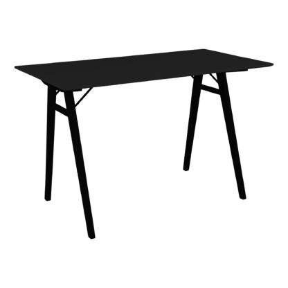 Vojens Schreibtisch - Schreibtisch, schwarz 120x60x75 cm