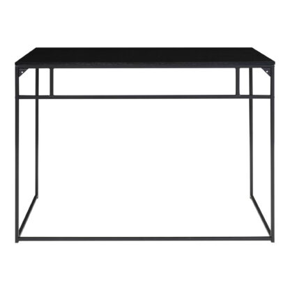 Vita Desk - Schreibtisch, schwarz mit schwarzem Rahmen 100x45x75 cm – Bild 5