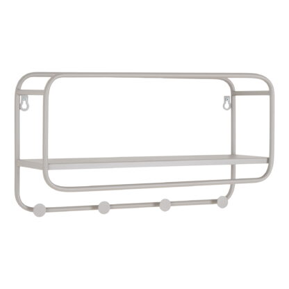 Feira Hat Shelf - Hutablage, Stahl, kühles Grau 45x15x25 cm – Bild 3