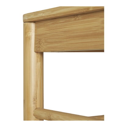 Ember Kleiderständer – Kleiderständer mit Bank aus Naturgeflecht, Bambus, Natur, 36 x 95 x 165 cm – Bild 6