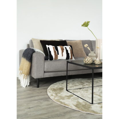 Sintra Plaid - Plaid, schwarz/weiß/braun 130x170 cm – Bild 2