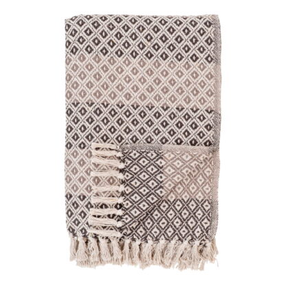 Alanya Plaid - Plaid, braun/beige/weiß 130x180 cm