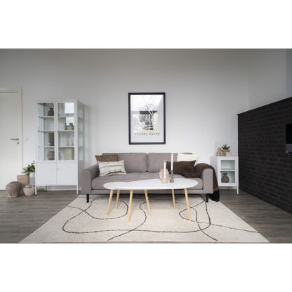 Tampa Rug - Teppich, Baumwolle mit Aufdruck, Natur, 160x230 cm – Bild 3