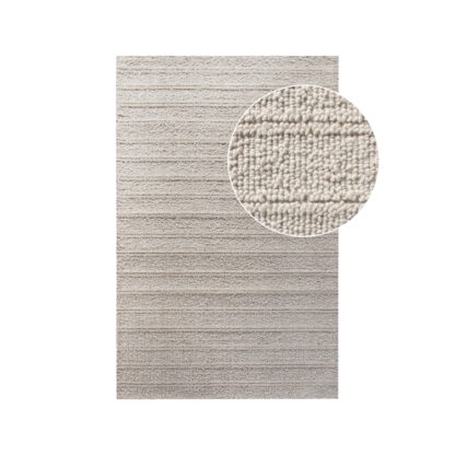 Dehli Rug - Teppich, handgewebt, Elfenbein 160x230 cm