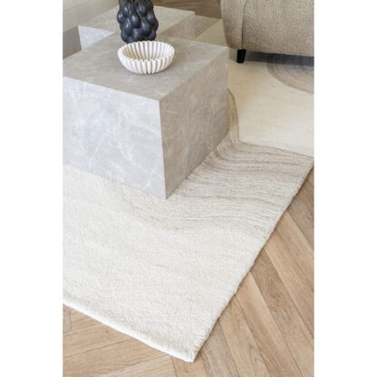 Surat Rug – Teppich, handgetuftet, hellbraun/elfenbein 160x230 cm – Bild 4