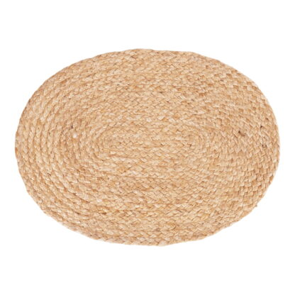 Bombay Tischset – Tischset aus geflochtener Jute, natur, oval 35x45 cm, 4er-Set – Bild 2