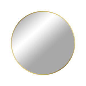 Madrid Mirror - Spiegel, Aluminium, Messingoptik, ø60 cm