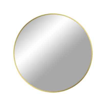 Madrid Mirror - Spiegel, Aluminium, Messingoptik, ø60 cm