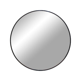 Madrid Mirror - Spiegel, Aluminium, schwarz, ø60 cm