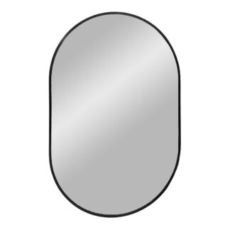 Madrid Mirror - Spiegel, Aluminium, schwarz, 50x80 cm