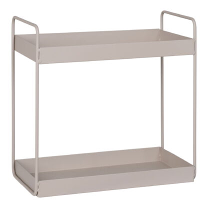 Rabo Standing Double Shelf - Stehendes Doppelregal, Stahl, Sand, 2 Regale 30x15x31 cm – Bild 3