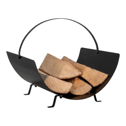 Tires Holzhalter - Holzhalter, Stahl, schwarz 40x35x33,5 cm – Bild 2