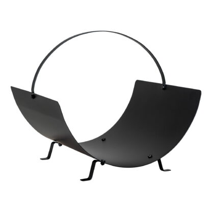 Tires Holzhalter - Holzhalter, Stahl, schwarz 40x35x33,5 cm