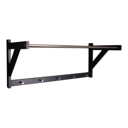 Padova Hat Shelf - Hutablage, Holz/Stahl, schwarz78x32 cm