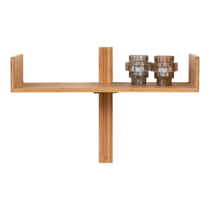 Villa Shelf - Wandregal, Bambus, Natur 50x36 cm – Bild 2