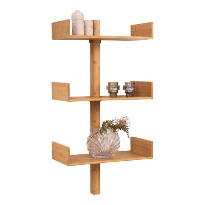 Villa Shelf - Wandregal, Bambus, Natur 50x102 cm – Bild 4