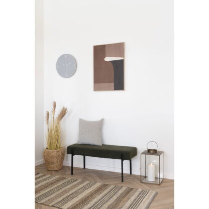 Ravenna Wall Clock - Wanduhr, MDF, hellgrau, geräuschloses Uhrwerk ø40 – Bild 3