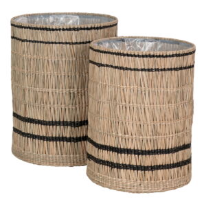 Vinh Baskets – Körbe, Seegras, natur, 2er-Set