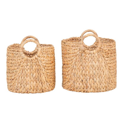 Passo Basket - Körbe, Wasserhyazinthe, natur, 2er-Set – Bild 2