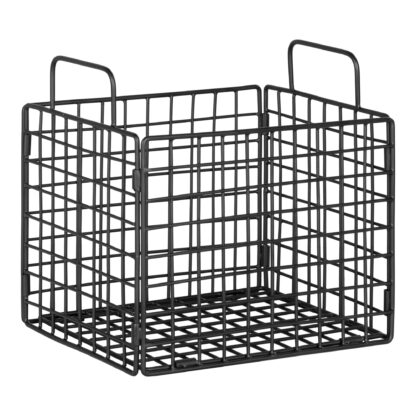 Mora Wire Basket - Drahtkorb, Metall, schwarz, 25x20x25 cm
