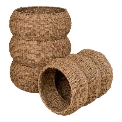 Sarbas Baskets - Körbe, Seegras, natur, 2er-Set – Bild 3
