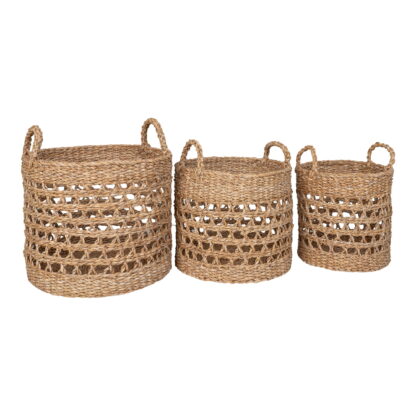 Balok Baskets - Körbe, Seegras, natur, 3er-Set – Bild 3