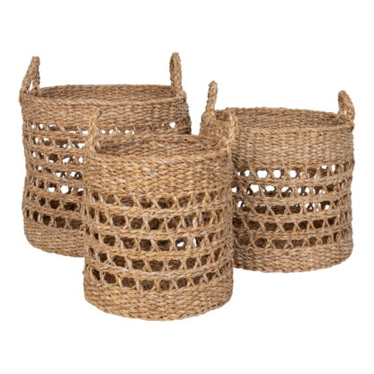 Balok Baskets - Körbe, Seegras, natur, 3er-Set
