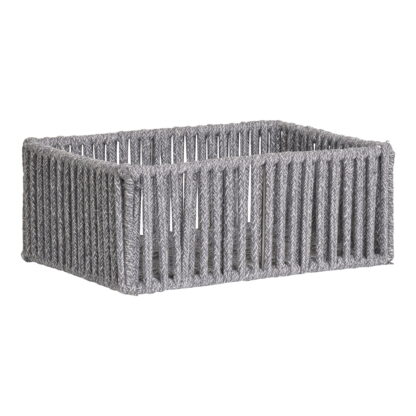 Arese Baskets - Körbe, Baumwolle/Metall, grau, 3er-Set – Bild 3