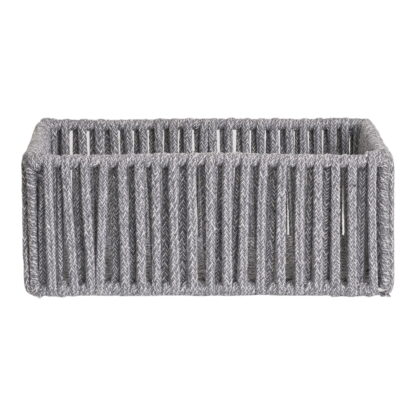 Arese Baskets - Körbe, Baumwolle/Metall, grau, 3er-Set – Bild 5