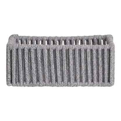 Arese Baskets - Körbe, Baumwolle/Metall, grau, 3er-Set – Bild 6