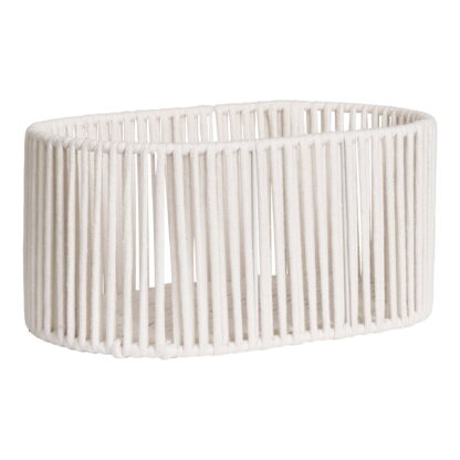 Arese Baskets – Körbe, Baumwolle/Metall, gebrochenes Weiß, 2er-Set – Bild 7