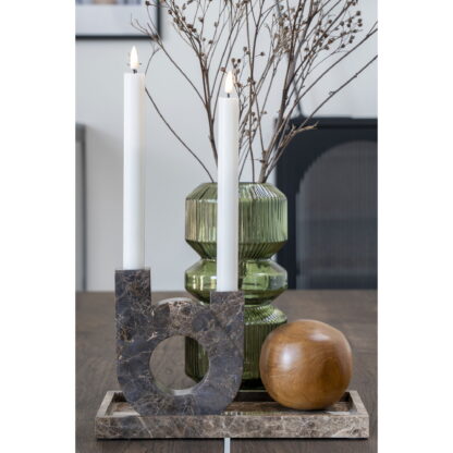 Vase - Vase, Glas, grün, ø12x25 cm – Bild 3