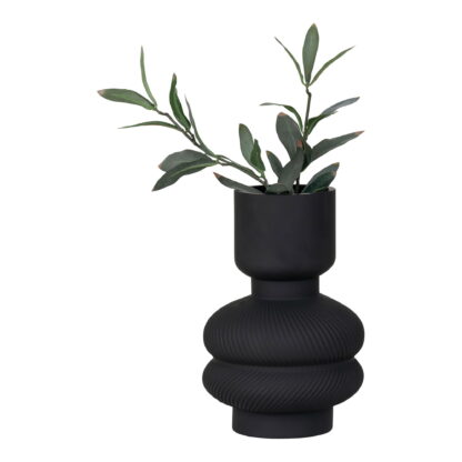 Vase - Vase, Glas, schwarz, ø15x22 cm – Bild 2