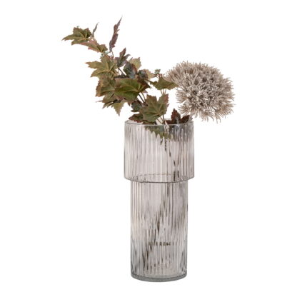 Vase - Vase, mundgeblasenes Glas, klar, ø17,5x40 cm – Bild 2