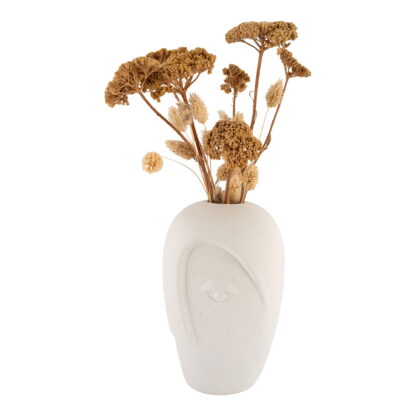 Vase - Vase, Keramik, Sand, 12,5x13x19,5 cm – Bild 2