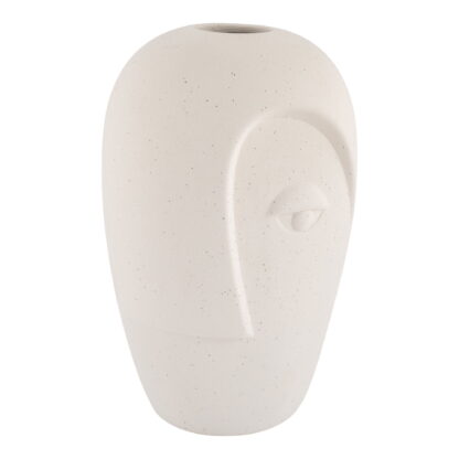 Vase - Vase, Keramik, Sand, 12,5x13x19,5 cm – Bild 3
