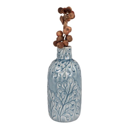 Vase - Vase, Keramik, blau, ø12x26 cm – Bild 2