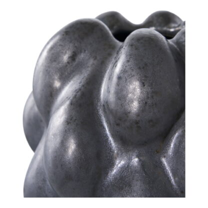Vase - Vase, Keramik, schwarz, 14x15x19 cm – Bild 2