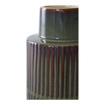 Vase - Vase, Keramik, grün/braun ø16x30 cm – Bild 3