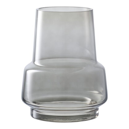 Vase - Vase, Glas, rauchgrau ø15x19 cm