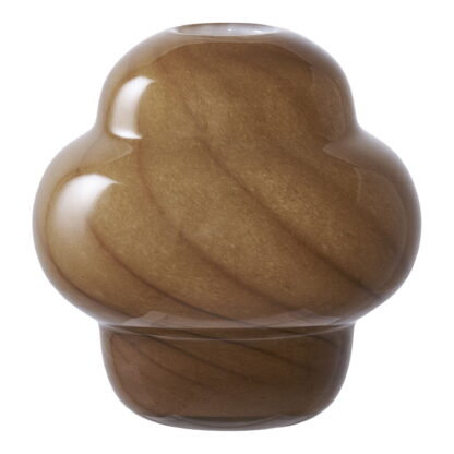 Vase - Vase, Glas, braun ø16,5x17 cm