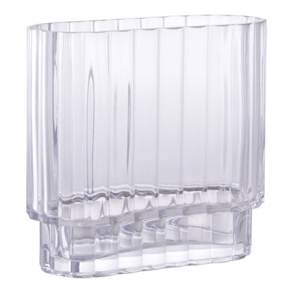 Vase - Vase, Glas, klar 20x9x19,5 cm – Bild 2
