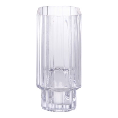 Vase - Vase, Glas, klar 20x9x19,5 cm – Bild 3