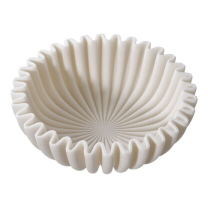 Schüssel - Schüssel, Polyresin, beige ø20x6,5 cm – Bild 2
