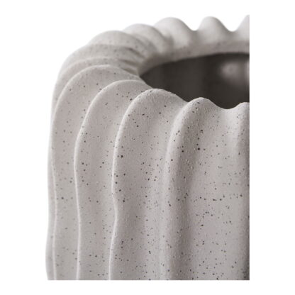 Blumentopf - Blumentopf, Keramik, grau ø15x15 cm – Bild 2