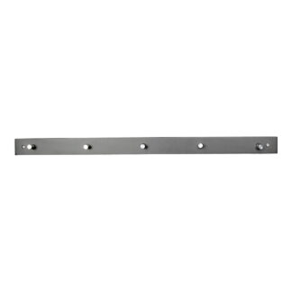Padova Coat Rack - Garderobenständer, Holz/Metall, 5 Haken, schwarz70x5x2 cm