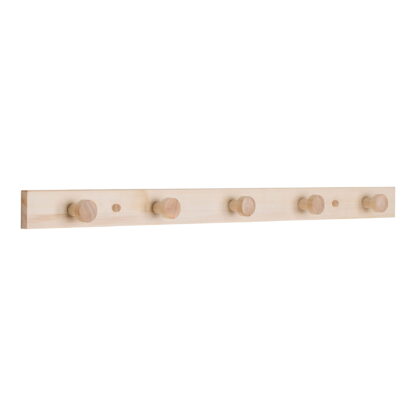 Abano Garderobe - Garderobenständer, Pappelholz, Natur 1,5x70x5 cm – Bild 2